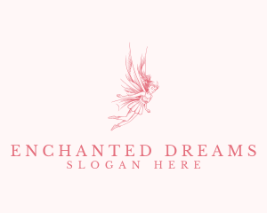 Magical - Magical Fairy Girl logo design