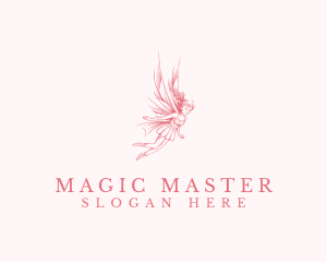 Magical Fairy Girl logo design