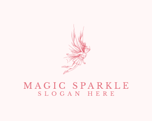 Magical Fairy Girl logo design