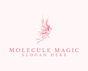 Magical Fairy Girl logo design