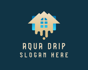 Drip - House Paint Drip logo design