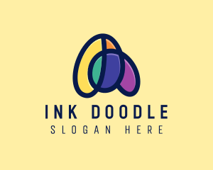 Scribble - Scribble Letter A logo design