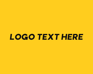 Black And Yellow - Simple Modern Startup logo design