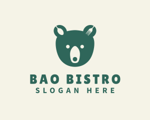 Green Bear Bistro logo design