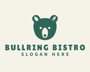 Green Bear Bistro logo design