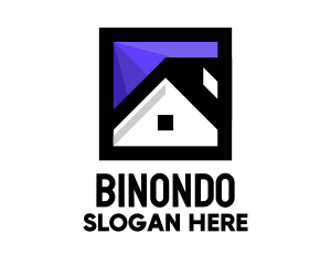 Picture - Square House Home Roof logo design