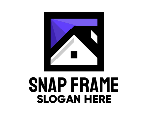 Picture - Square House Home Roof logo design