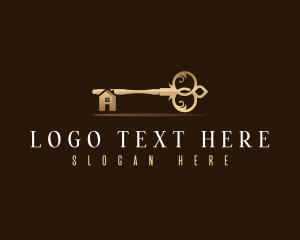 Key - Premium Key Real Estate logo design