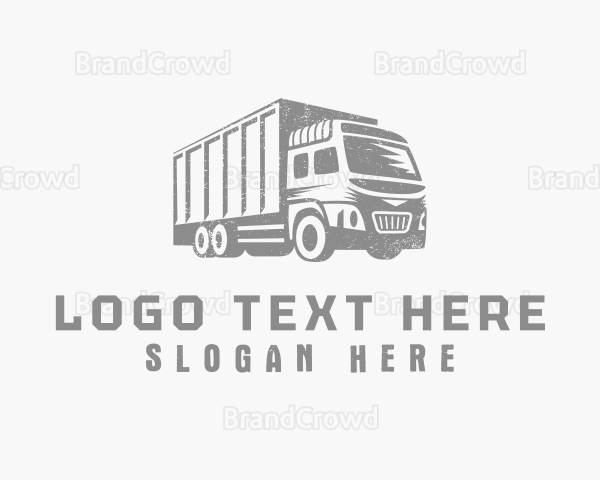 Truck Cargo Shipping Logo