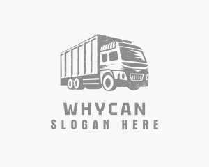 Grey - Truck Cargo Shipping logo design