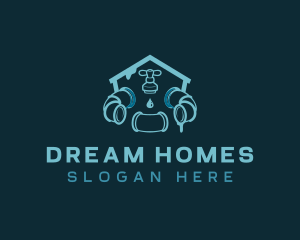 Plumbing House Handyman Logo