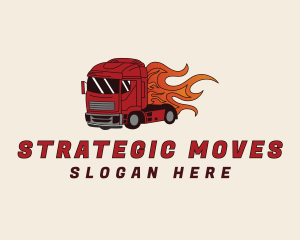 Express Freight Trucking logo design