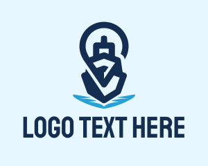 Tracker - Cruise Ship Locator logo design