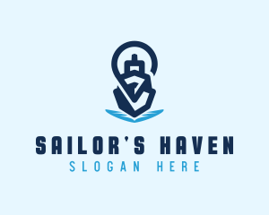 Boat Ship Locator  logo design