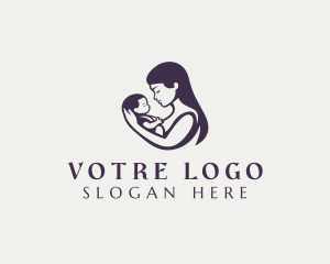 Pediatrician - Mother Baby Adoption logo design