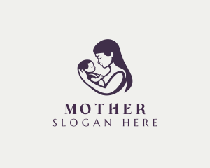 Mother Baby Adoption logo design