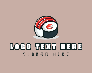 Salmon Sushi Restaurant Logo