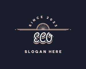 Elegant Wagon Wheel Company Logo