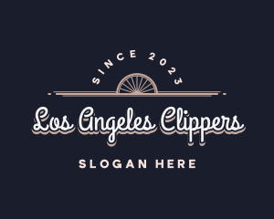 Elegant Wagon Wheel Company Logo