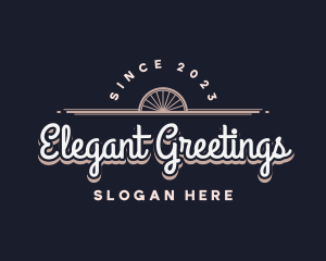 Elegant Wagon Wheel Company logo design