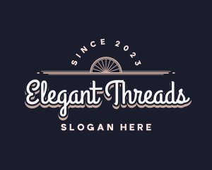 Elegant Wagon Wheel Company logo design