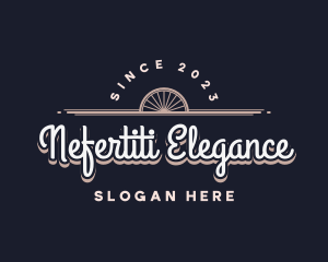 Elegant Wagon Wheel Company logo design