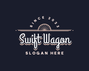 Elegant Wagon Wheel Company logo design