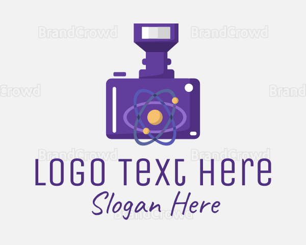 Violet Atom Camera Logo