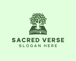 Scripture - Tree Book Community logo design