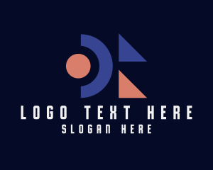 Modern Geometric Business logo design