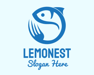 Blue Fish Resto Logo