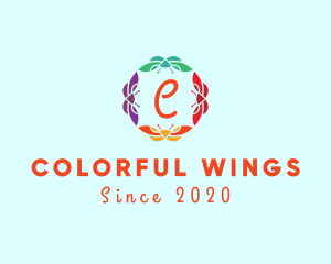 Wings Butterfly Garden logo design