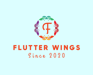 Wings Butterfly Garden logo design