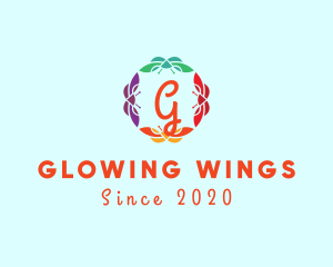 Wings Butterfly Garden logo design