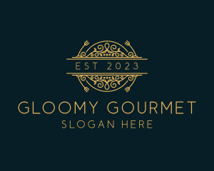 Fine Dining Gourmet Restaurant logo design