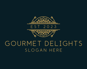 Fine Dining Gourmet Restaurant logo design