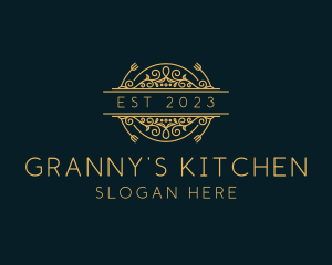 Fine Dining Gourmet Restaurant logo design