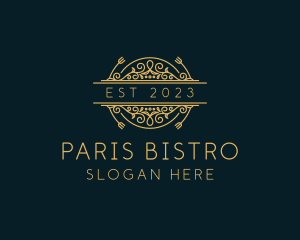 Fine Dining Gourmet Restaurant logo design