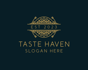 Fine Dining Gourmet Restaurant logo design