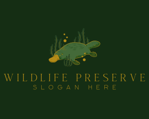 Australian Wildlife Platypus logo design