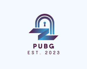 Lock - Secure Padlock Letter Z logo design