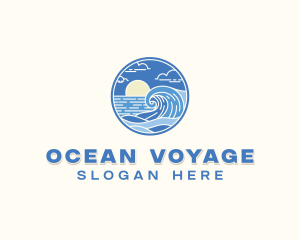 Ocean Wave Resort logo design