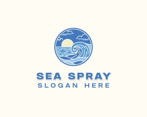 Ocean Wave Resort logo design