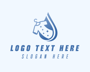 Hub - Clothes Laundry Laundromat logo design