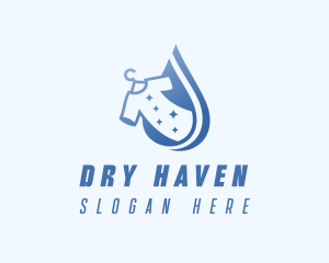 Clothes Laundry Laundromat logo design