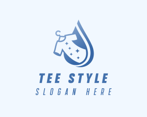 T Shirt - Clothes Laundry Laundromat logo design