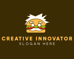 Inventor - Senior Burger Man logo design