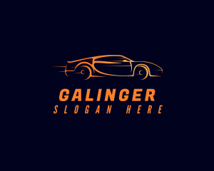 Automobile - Fast Orange Automobile logo design