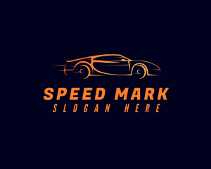 Fast Orange Automobile logo design