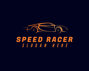 Tire Store - Fast Orange Automobile logo design